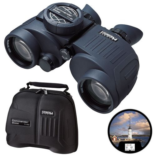 Steiner 4961 Commander Global 7x 50mm 392 ft @ 1000 yds FOV Black