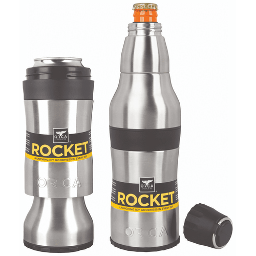 Orca Rocket 12oz Vacuum Insulated Drink Holder Stainless Steel