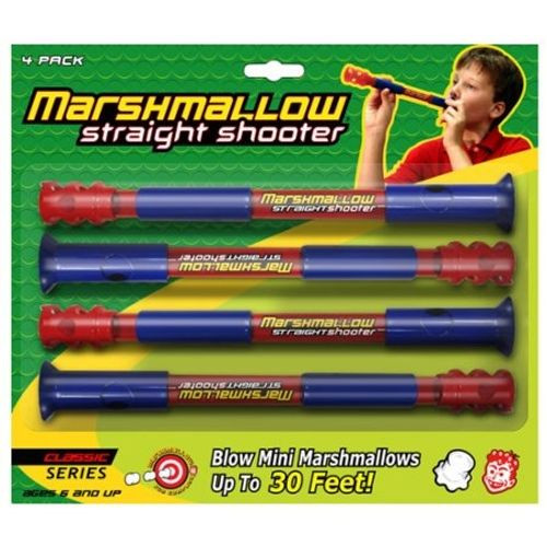 Marshmallow Classic Straight Shooter, 4-Pack