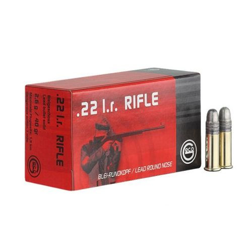 GECO, .22LR, LRN, 40 Grain, 50 Rounds