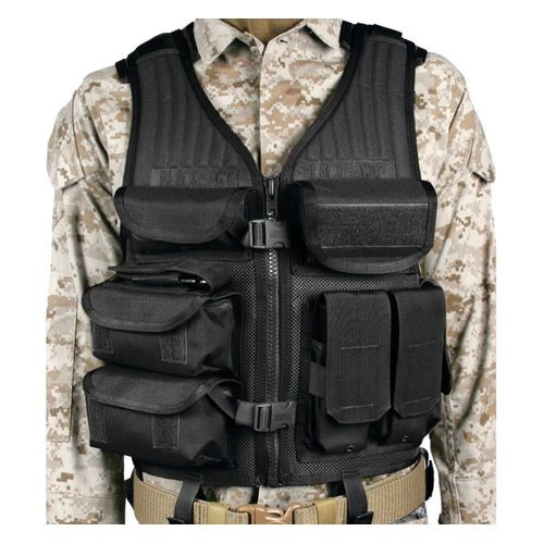 BLACKHAWK OMEGA ELITE TAC VEST EOD BLACK