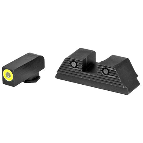 AmeriGlo Trooper Sets of Pistol Tritium Night Sights for Glock Gen 1-4 17,19,22,23,24,26,27,33,34,35,37,38,39, Green