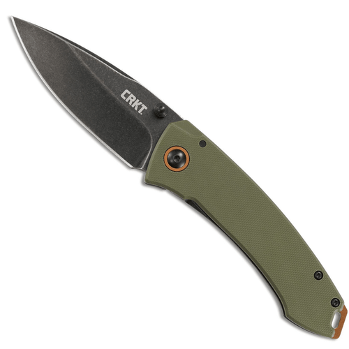 CRKT 2520 Tuna 3.22" Folding Plain Stonewashed 8Cr14MoV Knife