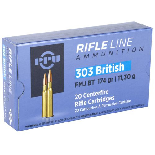 PPU Rifle Line 303 British FMJ BT 174gr 20rds