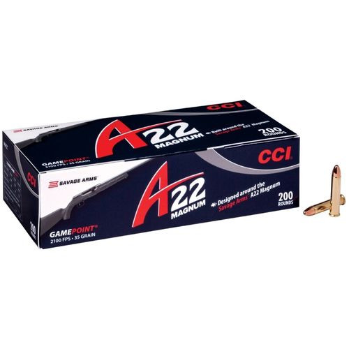 CCI A22 .22 WMR 35 Grain Copper Plated 200 Round Box