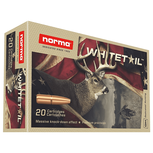 Norma Ammunition 20177382 Dedicated Hunting Whitetail 308 Win 150 gr Pointed Soft Point 20 Per Box