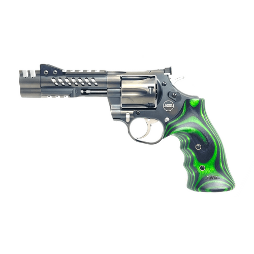 Nighthawk Custom Korth Ranger Green Special Edition W/ 9mm Cylinder & Compensator 0438