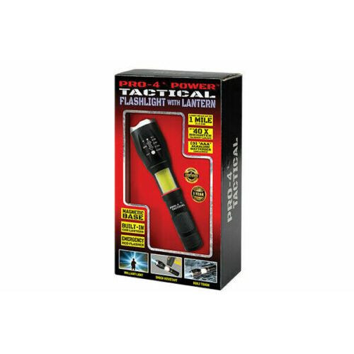 Pro-4 Tactical Flashlight with Cob Lantern 4974