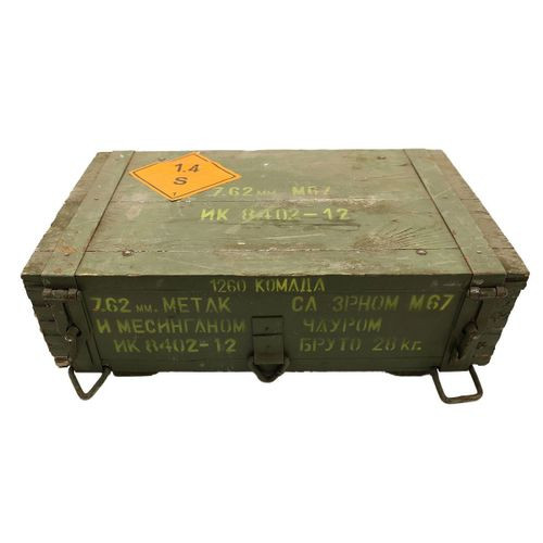 Yugoslavian Surplus M67.62x39 123gr 1260rd Sealed Crate