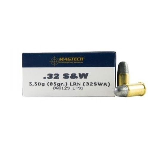 Magtech .32 S&W 85 Grain LRN 50 Round Box