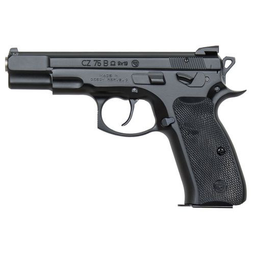 CZ-USA 01136 CZ 75 B Omega Convertible 9mm Luger 4.60" 10+1 Black Black Steel Slide Black Polymer Grip
