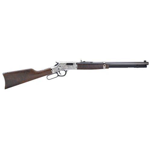 Henry H006MSD Big Boy Silver Deluxe Engraved 357 Mag 10+1 20" Silver American Walnut Right Hand