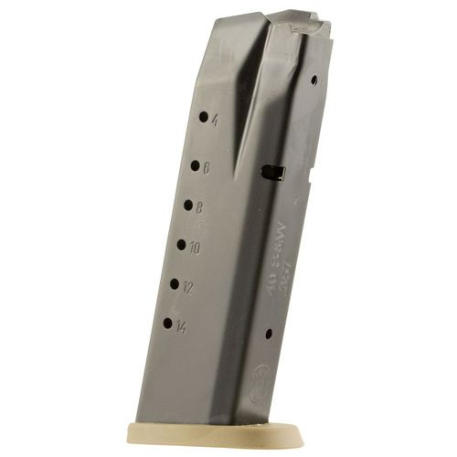 Smith & Wesson 3007346 OEM  40 S&W S&W M&P 15rd Blued with Brown Floor Plate Detachable