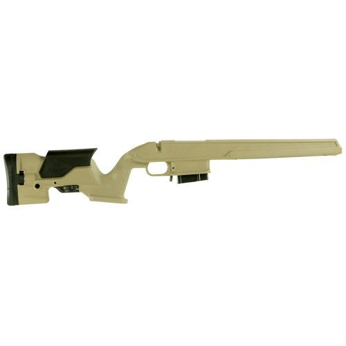 Archangel AA1500DT Precision Stock  Desert Tan Synthetic Fixed with Adjustable Cheek Riser for Weatherby Vanguard; Howa 1500