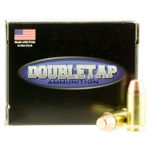 DoubleTap Ammunition 45A230FP Hunter  45 ACP 230 gr Full Metal Jacket Flat Point (FMJFP) 20 Bx/ 50 Cs