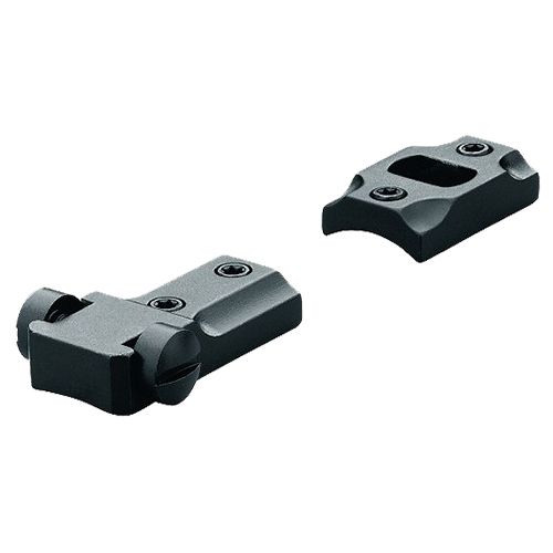 Leupold 51701 Standard Base Set Matte Black Weatherby Mark V Magnum Steel Rifle