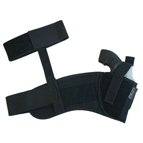 Uncle Mike's 8820 Ankle  2" Sm Frame 5rd Revolver w/Hammer Spur Cordura Nylon Black