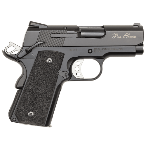 Smith & Wesson 178053 1911 Performance Center Pro *MA Compliant 9mm Luger 3" 8+1 Black Black Stainless Steel Slide Stippled Black Synthetic Grip