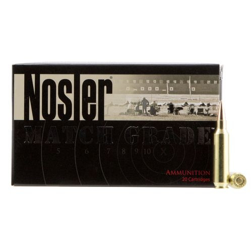 Nosler 60162 Match Grade RDF 22 Nosler 85 gr Hollow Point Boat-Tail (HPBT) 20 Bx/ 10 Cs