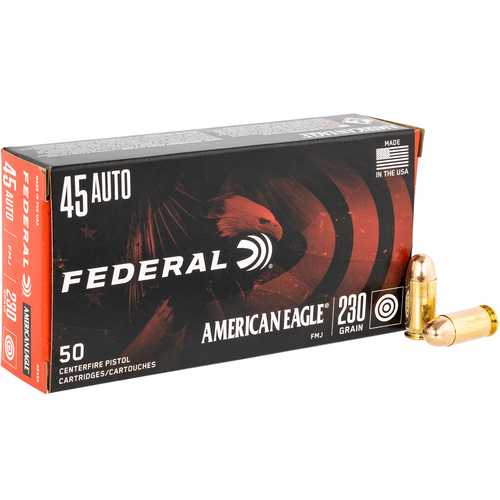 Federal AE45A American Eagle  45 ACP 230 gr Full Metal Jacket (FMJ) 50 Bx/ 20 Cs