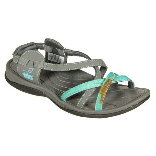 RealTree Girl Tess Sandal - Grey/Mint