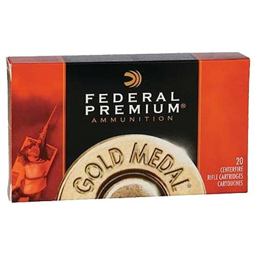 Federal GM260M Gold Medal  260 Rem 142 gr Sierra MatchKing Hollow Point Boat-Tail 20 Bx/ 10 Cs