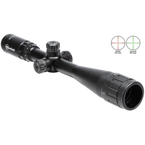 Firefield FF13044 Tactical  Matte Black 4-16x42mm AO 1" Tube Illuminated Red/Green Mil-Dot Reticle