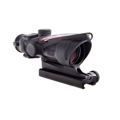 Trijicon ACOG 4x32 Dual Illuminated Red Chevron .223 Ballistic Reticle with TA51 Flattop Mount