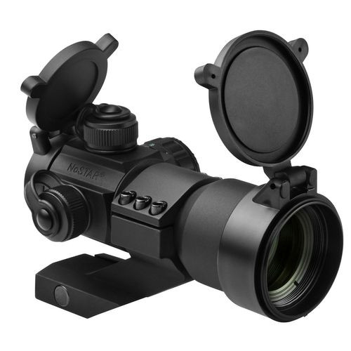 NcStar DRGB135 Tube Reflex Optic  Rifle 1x35mm 3 MOA Illuminated Red/Green/Blue Dot Black Anodized