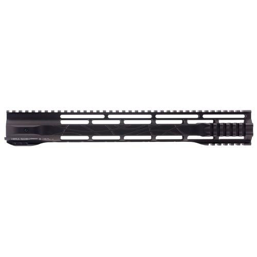 Hera Arms 110510 IRS Hybrid Grip Handguard Free-Floating 15"L Aluminum Material with Black Anodized Finish for AR-15, M4