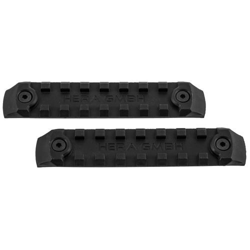 Hera Arms 180101 KeyMod Rail Set 4.09" Black Polymer 2 Pack