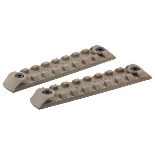 Hera Arms 180102 KeyMod Rail Set 4.09" Tan Polymer 2 Pack