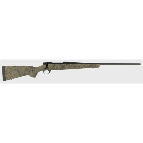 Howa HHS63703 1500  7mm Rem Mag 3+1 Cap 24" Black Rec/Barrel Green with Black Webbing Fixed HS Precision Stock Right Hand (Full Size)