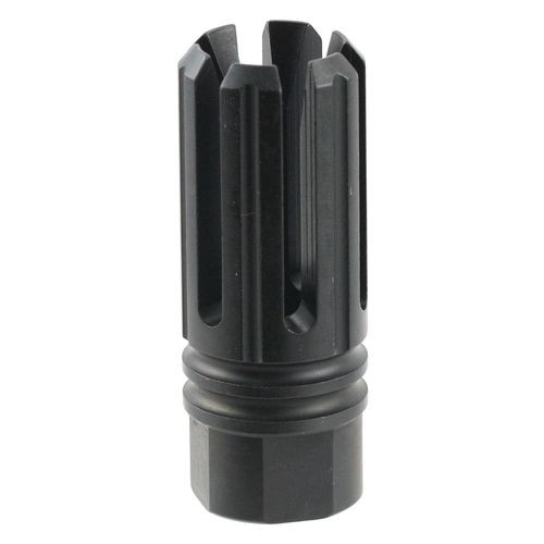 TacFire MZ10059MM 6 Prong 9mm Luger Flash Hider 1/2"-36 tpi Black Nitride Steel