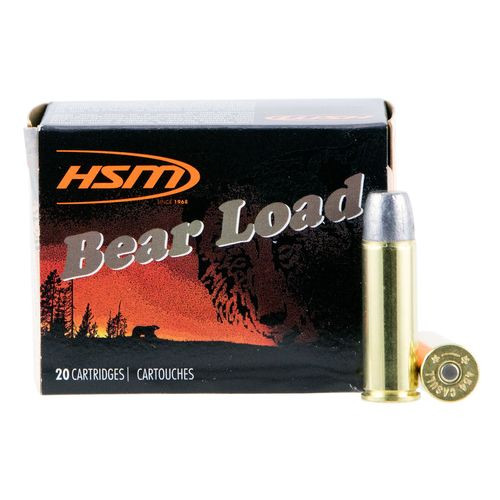 HSM 454C4N20 Bear Load  454 Casull 325 gr Wide Flat Nose (WFN) 20 Bx/ 20 Cs