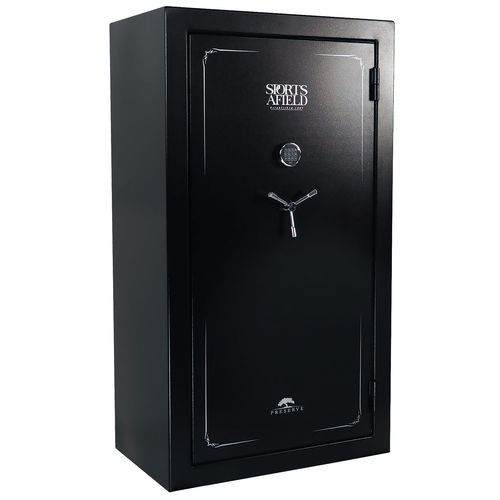 Sports Afield SECSA5940P Preserve SA5940P Keypad/Key Entry Black Textured Steel Holds 40 + 8 59" H x 40" W x 22" D Fireproof- Yes