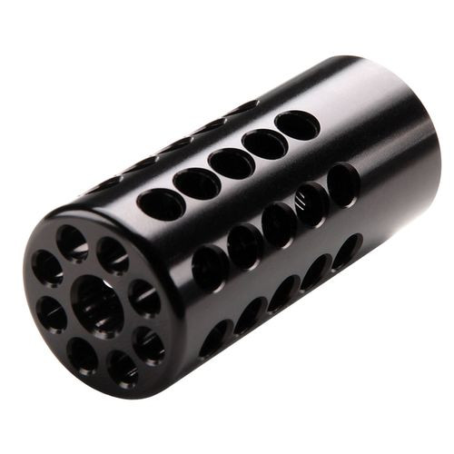 Tactical Solutions 1022CMPBLK X-Ring 10/22 22 LR Compensator 1/2"-28 tpi Black Gloss Steel