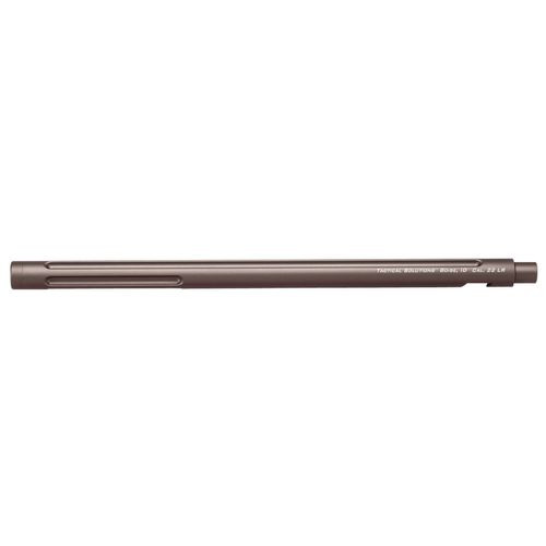 Tactical Solutions 1022TEQS X-Ring Barrel 22 LR 16.50" Quicksand Finish  Aluminum Material Bull with Fluting & Threading for Ruger 10/22