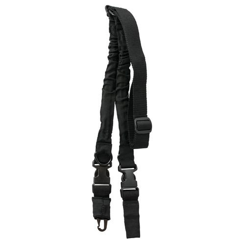 NcStar AARS21PB 2/1 Point Sling  1.25" W x 55"-72" L Adjustable Bungee Black