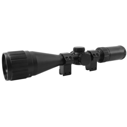 BSA AIR412X44A Outlook  Matte Black 4-12x44mm AO 1" Tube Illuminated Red/Green Mil-Dot Reticle