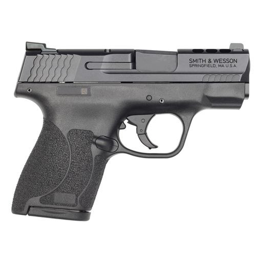 Smith & Wesson 11869 Performance Center M&P Shield M2.0 9mm Luger 3.10" 7+1,8+1 Matte Black Black Armornite Stainless Steel Slide Black Polymer Grip