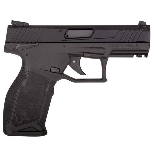 Taurus 1-TX22341-10 TX22  22 LR 4.10" 10+1 Black Frame w/Rail Black Anodized Aluminum Slide Ergonomic Black Polymer Grip Manual Satefty