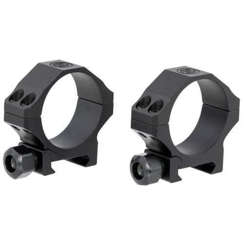 Sig Sauer Electro-Optics SOA10015 Alpha1 Hunting Scope Ring Set Weaver Low 34mm Black Powder Coated Aluminum