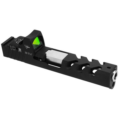 TacFire GLK2340SWKIT Replacement Slide 416R Stainless Steel Cerakote Graphite Black with 4" Barrel & RMR Cuts for Glock 23 Gen3 TacFire GLK2340SWKIT Replacement Slide 416R Stainless Steel Cerakote Graphite Black with 4" Barrel & RMR Cuts for Glock 23 Gen3