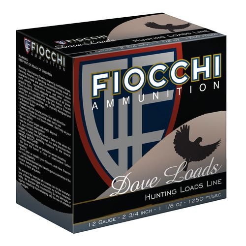 Fiocchi 12GTX187 Game & Target  12 Gauge 2.75" 1 1/8 oz 7.5 Shot 25 Bx/ 10 Cs