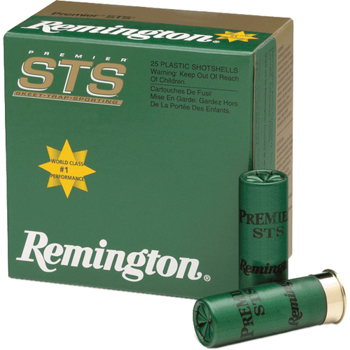 Remington Ammunition 20155 Premier STS 12 Gauge 2.75" 1 oz 8 Shot 25 Per Box 10 Cs