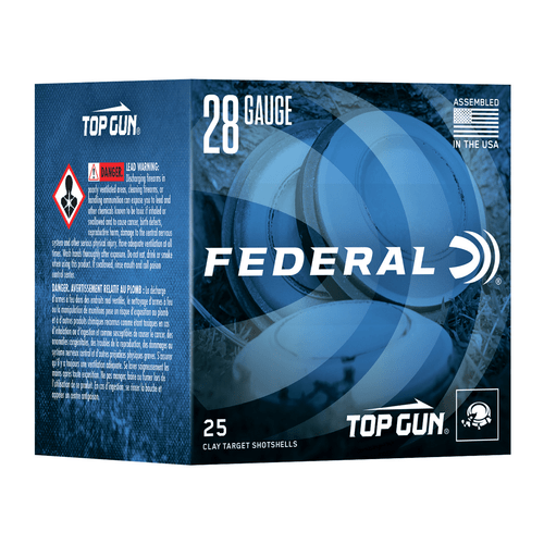 Federal Top Gun Sporting 28 Gauge Shotshell 2.75" 3/4 oz 8 Shot (25 Rounds)