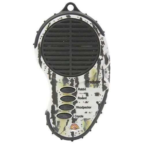 Cass Creek 334 Mini Electronic Predator Electronic Call Coyote/Rabbit/Rodent/Woodpecker Sounds Attracts Predators Brown Plastic