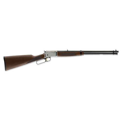 Browning 024108102 BL-22 Grade II 22 LR, Short, Long 15+1 Cap 20" Blued Satin Nickel Rec Satin Walnut Stock Right Hand (Full Size)