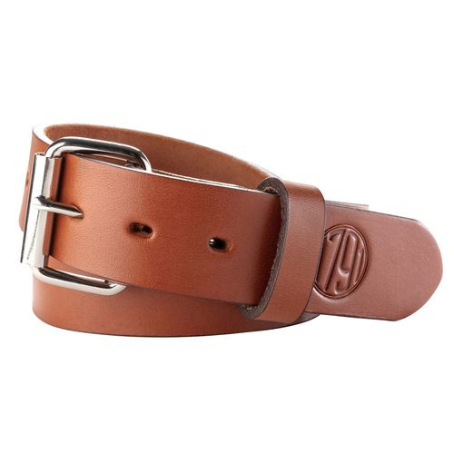 1791 Gunleather BLT013842CBRA Gun Belt 01  38"-42" Leather 1.50" Wide Classic Brown